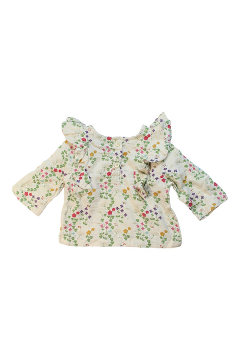 A Multicolour Long Sleeve Tops from Little Green Radicals in size 6-12M for girl. (Back View)