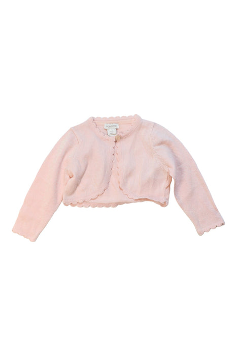 A Pink Cardigans from Monsoon in size 3-6M for girl. (Front View)