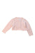 A Pink Cardigans from Monsoon in size 3-6M for girl. (Back View)