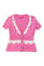 A Pink Cardigans from Nicholas & Bears in size 6-12M for girl. (Front View)