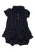 A White Short Sleeve Rompers from Ralph Lauren in size 6-12M for girl. (Front View)