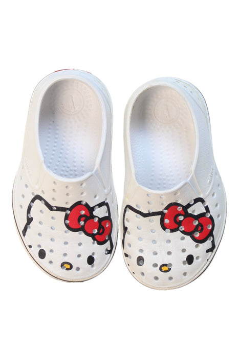 A Multicolour Slip Ons from Native Shoes in size 3T for girl. (Back View)