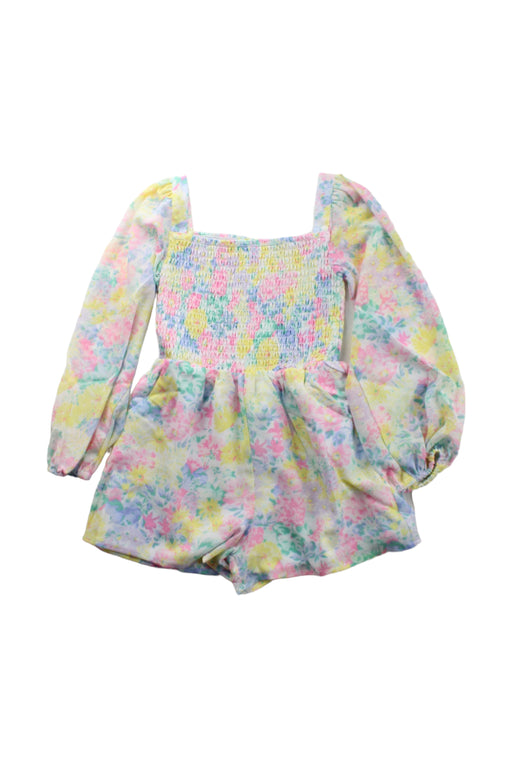 A Multicolour Long Sleeve Rompers from Janie & Jack in size 4T for girl. (Front View)