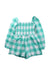 A Green Long Sleeve Rompers from Janie & Jack in size 3T for girl. (Back View)