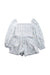 A White Long Sleeve Rompers from Janie & Jack in size 4T for girl. (Front View)