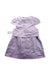 A Purple Short Sleeve Dresses from Sergent Major in size 3T for girl. (Back View)