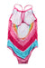 A Pink Swimsuits from Hatley in size 7Y for girl. (Back View)