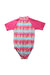 A Pink Swimsuits from Hatley in size 5T for girl. (Back View)