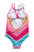 A Pink Swimsuits from Hatley in size 5T for girl. (Back View)