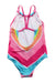 A Pink Swimsuits from Hatley in size 5T for girl. (Back View)