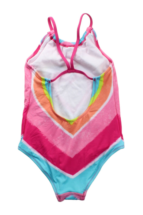 A Pink Swimsuits from Hatley in size 5T for girl. (Back View)