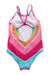 A Pink Swimsuits from Hatley in size 5T for girl. (Back View)