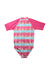 A Pink Swimsuits from Hatley in size 6T for girl. (Back View)