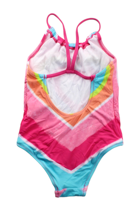 A Pink Swimsuits from Hatley in size 3T for girl. (Back View)