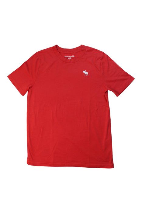 A Red Short Sleeve T Shirts from Abercrombie & Fitch in size 9Y for boy. (Front View)