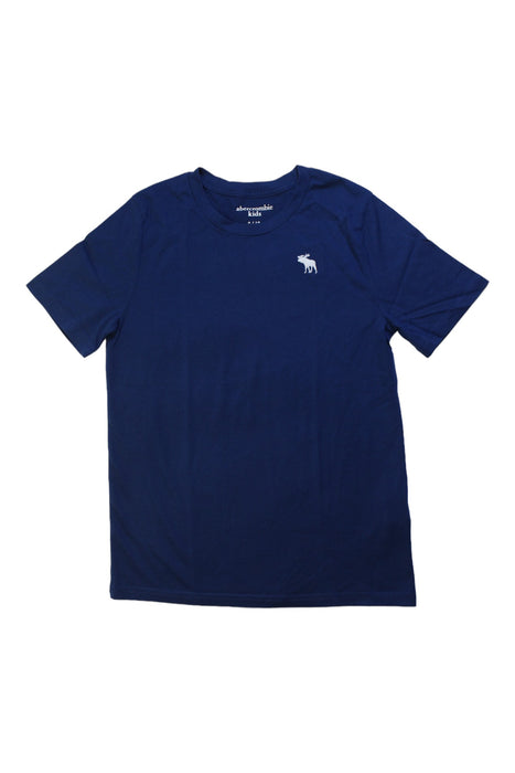 A Blue Short Sleeve T Shirts from Abercrombie & Fitch in size 9Y for boy. (Front View)