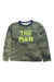 A Green Long Sleeve T Shirts from Crewcuts in size 10Y for boy. (Front View)