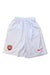 A White Shorts from Nike in size 7Y for boy. (Front View)