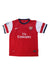 A Red Short Sleeve T Shirts from Nike in size 7Y for boy. (Front View)