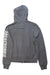 A Grey Zippered Sweatshirts from Abercrombie & Fitch in size 11Y for boy. (Back View)