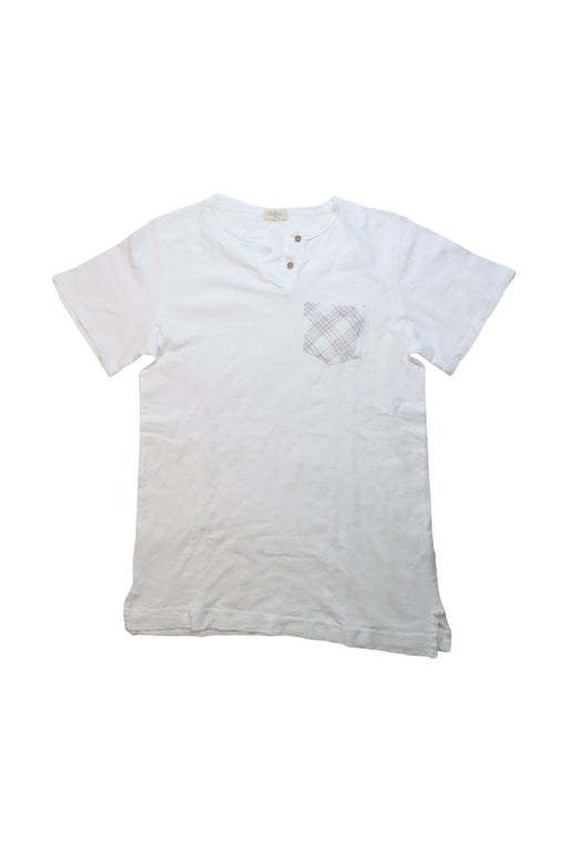 A White Short Sleeve T Shirts from Buho in size 12Y for boy. (Front View)