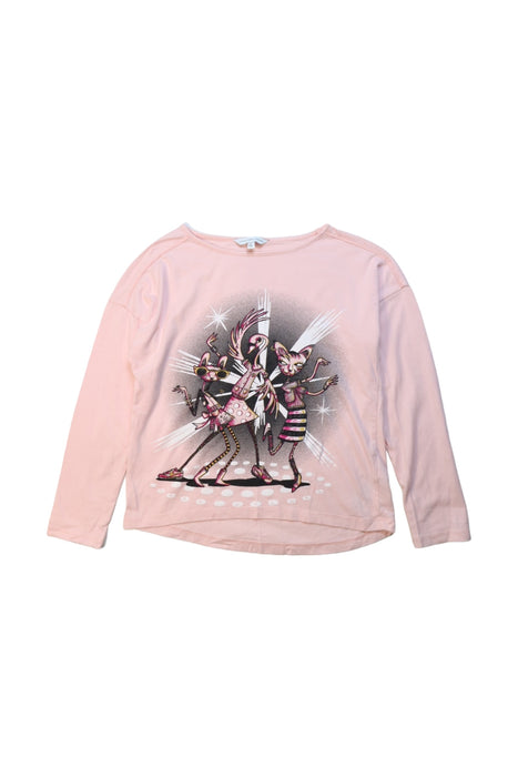 A Pink Long Sleeve T Shirts from Little Marc Jacobs in size 8Y for girl. (Front View)