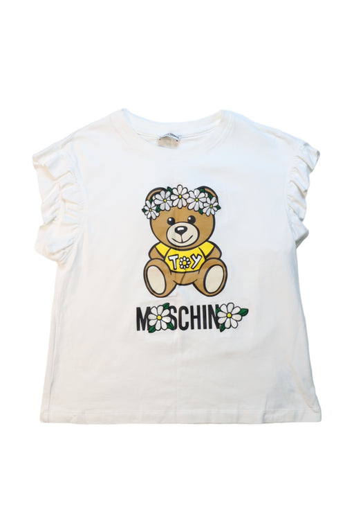 A Multicolour Short Sleeve Tops from Moschino in size 14Y for girl. (Front View)