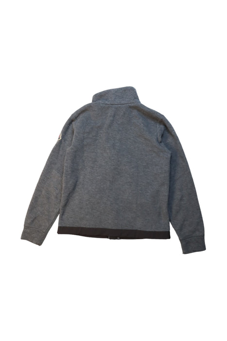 A Black Zippered Sweatshirts from Moncler in size 8Y for boy. (Back View)