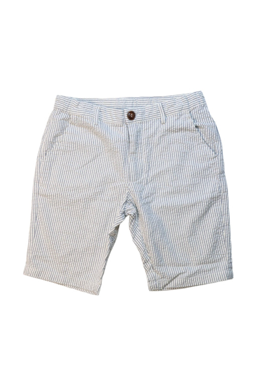 A White Shorts from Excuse My French in size 8Y for boy. (Front View)