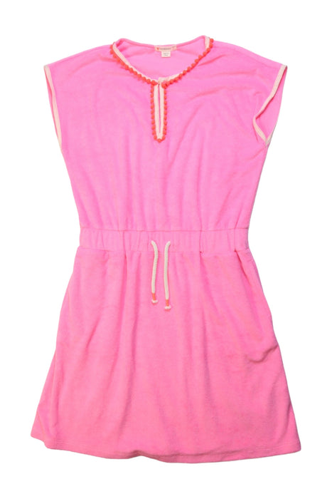 A Pink Cover Ups from Crewcuts in size 12Y for girl. (Front View)