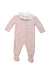 A Pink Onesies from La Coqueta in size 0-3M for girl. (Front View)