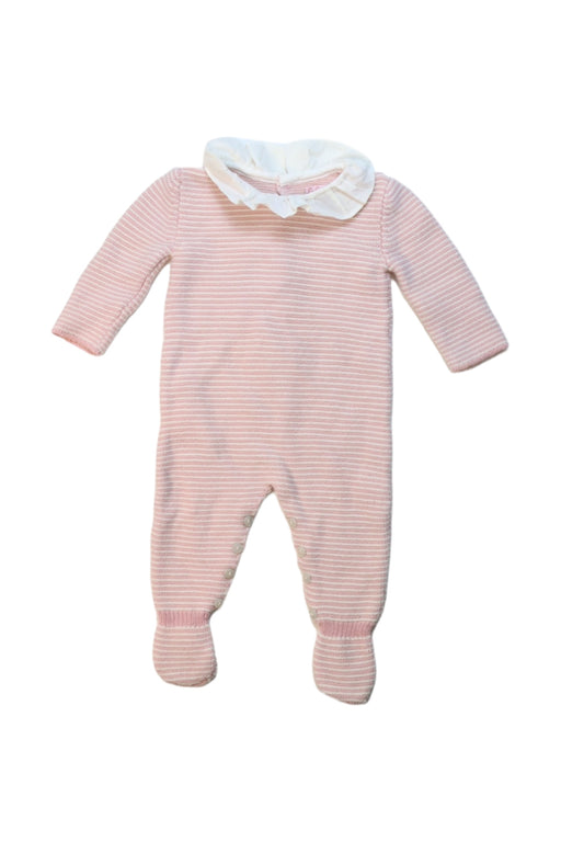 A Pink Onesies from La Coqueta in size 0-3M for girl. (Front View)