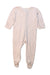 A White Onesies from Mori in size 3-6M for girl. (Back View)