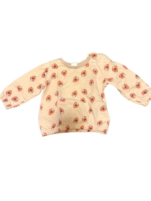 A Pink Crewneck Sweatshirts from Seed in size 18-24M for girl. (Front View)