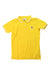 A Yellow Short Sleeve Polos from Moncler in size 8Y for boy. (Front View)