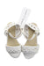 A White Sandals from Janie & Jack in size 18-24M for girl. (Back View)