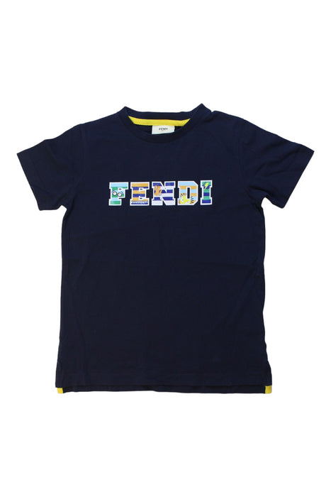 A Multicolour Short Sleeve Tops from Fendi in size 8Y for boy. (Front View)