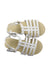 A White Sandals from Janie & Jack in size 18-24M for girl. (Front View)