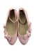 A Pink Flats from Janie & Jack in size 5T for girl. (Back View)