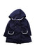 A Blue Coats from Jacadi in size 12-18M for girl. (Front View)