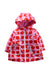 A Red Rain Jackets from Jacadi in size 12-18M for girl. (Front View)