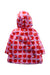 A Red Rain Jackets from Jacadi in size 2T for girl. (Back View)