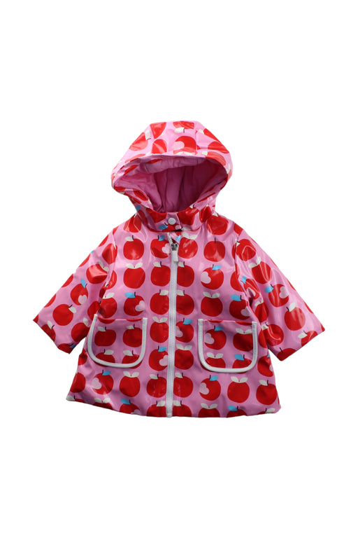 A Pink Rain Jackets from Jacadi in size 6-12M for girl. (Front View)