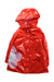 A Red Rain Jackets from Jacadi in size 6T for girl. (Front View)