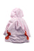 A Pink Rain Jackets from Jacadi in size 3T for girl. (Back View)