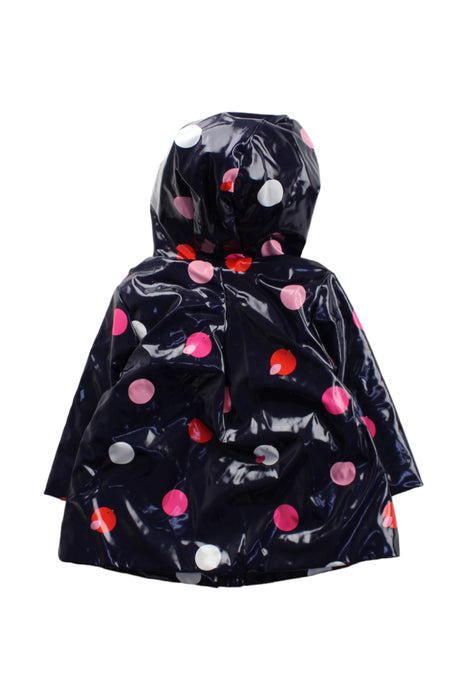 A Purple Rain Jackets from Jacadi in size 12-18M for girl. (Back View)