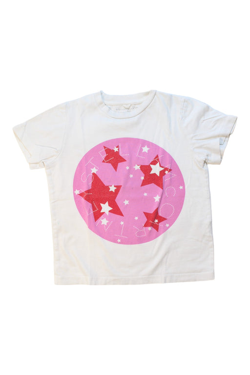 A Pink Short Sleeve T Shirts from Stella McCartney in size 5T for girl. (Front View)