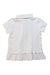 A White Short Sleeve Dresses from Polo Ralph Lauren in size 5T for girl. (Back View)