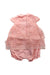 A Pink Short Sleeve Bodysuits from Blumarine in size 12-18M for girl. (Back View)