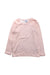 A Pink Long Sleeve T Shirts from Petit Bateau in size 8Y for girl. (Front View)